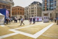 Paternoster Square, London, UK - August 8, 2017: View of square Royalty Free Stock Photo