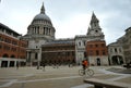 Paternoster Square, an urban development next to St Paul`s Cathedral in the City of London. Royalty Free Stock Photo
