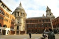 Paternoster Square, an urban development next to St Paul`s Cathedral in the City of London. Royalty Free Stock Photo