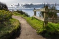 Path along the Bluff Overlooking the Puget Sound