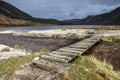 Path around Loch Muick. Cairngorms National Park, Scotland, UK. Royalty Free Stock Photo