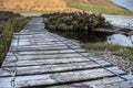 Path around Loch Muick. Cairngorms National Park, Scotland, UK. Royalty Free Stock Photo