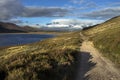 Path around Loch Muick. Cairngorms National Park, Scotland, UK. Royalty Free Stock Photo