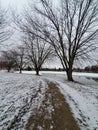 Path Around Wellesley Pond Royalty Free Stock Photo