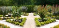 A path in beautiful garden, Williamsburg, VA