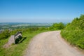 Top of Burgberg mountain in Germany Royalty Free Stock Photo