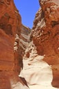 Path in Colored Canyon, Sinai desert