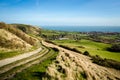 Path from Corfe Castle to Swanage Royalty Free Stock Photo