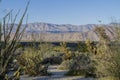 Path in the desert Valley