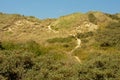 Path through the dunes along the Opal North Sea coast