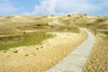 Path through the dunes Royalty Free Stock Photo