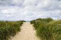 Path in the dunes Royalty Free Stock Photo