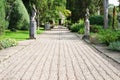 Path in an English Formal Garden Royalty Free Stock Photo