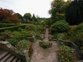 Path through formal garden at Biddulph Grange, Biddulph, Stoke-on-Trent, England