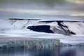 Islands Jackson, Payer Ziegler. Glaciers and snowfields