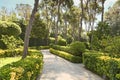 Path in garden Royalty Free Stock Photo