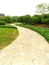 Path through the garden Royalty Free Stock Photo