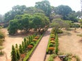 A Path through Garden at St Angelo Fort, Kannur, Kerala, India