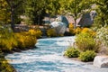 Path through the gardens at the Frederik Meijer Gardens in Grand Rapids Michigan