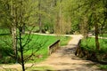 Path in a green park