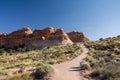 Path leading to the arch in Arches National Park, Moab, Utah, USA Royalty Free Stock Photo