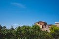 Path leading to Cathedral of Santa Maria Assunta and Church of Santa Fosca on island of Torcello, Venice, Italy Royalty Free Stock Photo