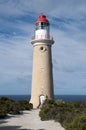 Path leading to door of Cape Du Couedic lighthouse Royalty Free Stock Photo