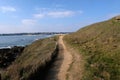 Path leading to Loch beach in Guidel Plages in Brittany