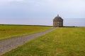 Path leading to Mussenden Temple located near Castlerock in Northern Ireland