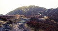 Path leading to the summit of Ben A'An near loch Katrine, Trossa