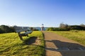 The path leading to Watson`s Bay Lighthouse Royalty Free Stock Photo