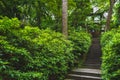 Path leading to Xiling Seal Art Society near West Lake, Hangzhou, China Royalty Free Stock Photo