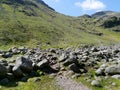 Path leaving Oxendale, Great Langdale Royalty Free Stock Photo