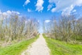 Path on a levee at the Baltic Sea Royalty Free Stock Photo