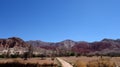 Path and mountains - North of argentina / noa, salta, jujuy Royalty Free Stock Photo