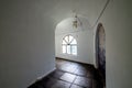 Path in old Cathedral church Royalty Free Stock Photo