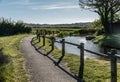 Path in the Olonne swamp Royalty Free Stock Photo