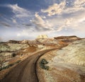 Path in Petrified Forest National Park, Arizona, U Royalty Free Stock Photo