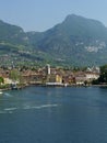 Path of Ponale on the Garda lake, Trentino, Italy