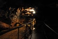 Path in Red cave (Kizilkoba),Crimea,Ukraine