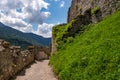 Path through the ruins of Ehrenberg Castle, Reutte