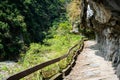 Path of Shakadang trail in taroko gorge in Hualien Taiwan
