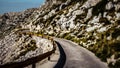 Empty Path on the Sveti Jure within the Biokovo Mountains in Makarska, Croatia Royalty Free Stock Photo