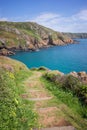 Path on th cliff of the South coast Guernsey