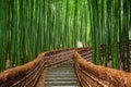 Path to bamboo forest, Arashiyama, Kyoto, Japan Royalty Free Stock Photo