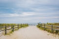 Path to the beach in Ocean City, New Jersey Royalty Free Stock Photo