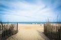 Path to the beach in Rehoboth Beach, Delaware.