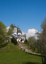 Path to the church Royalty Free Stock Photo