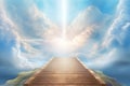 path to heaven, the concept of enlightenment or knowledge of faith in God, generative ai