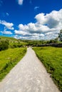 A path to Malham Cove Yorkshire Dales National Park Tourist Attraction, England, UK Royalty Free Stock Photo